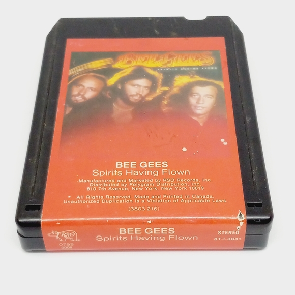 Bee Gees Vintage 70's Spirit Having Flown 8 Track Tape - Picture 2 of 4